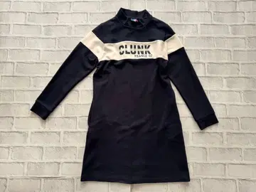CLUNK 골프웨어 원피스 L 네이비 x 화이트