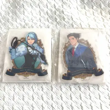 역전재판 동상풍 아크릴 스탠드 카르마 메이 나루호도 류이치