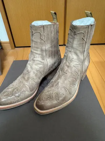 SARTORE 자수 웨스턴 부츠