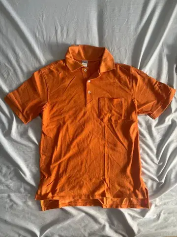 godard haberdashery 오렌지 피케 셔츠