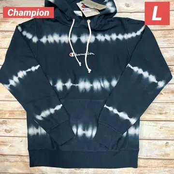 Champion 리버스 위브 풀오버 후드 맨투맨 제품염 네이비 L 새상품