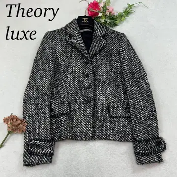 K121 M 띠어리 럭스 트위드 자켓 블랙 여성용