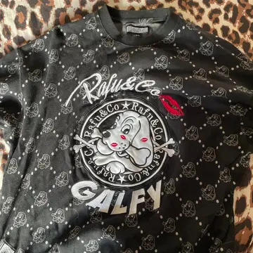 Rafu&Co GALFY 콜라보 T셔츠 블랙