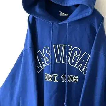 Badger 라스베가스 맨투맨 후드티 블루 파랑 구제 의류