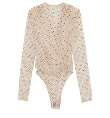 클라네 시어 드레이프 바디수트