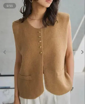 고베 레터스 니트 베스트 / 미사용 새상품