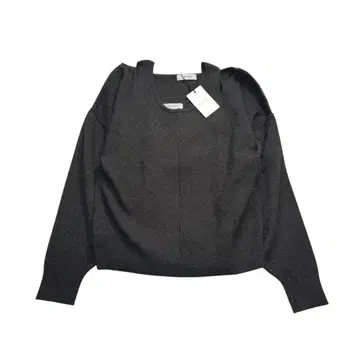 택 포함 PAGEBOY 앙상블 니트 루즈 V넥 탱크 SET