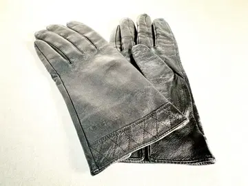 새상품급 MICHEL KLEIN(미셸 클라인) 블랙 가죽 장갑