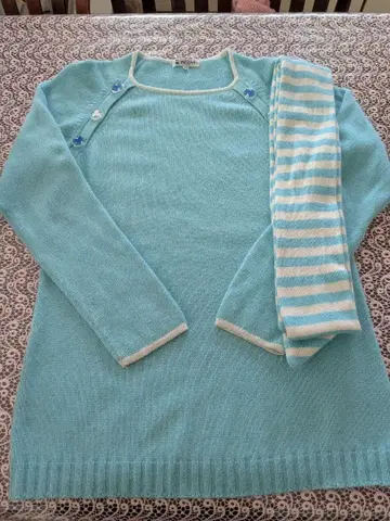 스카이블루 PICONE 긴팔 상의 40