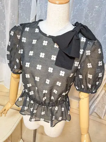 엠즈 그레이시 상의 38 리본 탈부착 가능