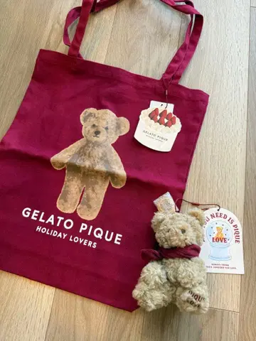 GELATO PIQUE 곰 키링 jin 토트백 제라피케