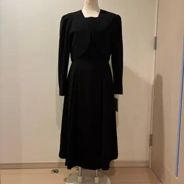 블랙 포멀 원피스 수트