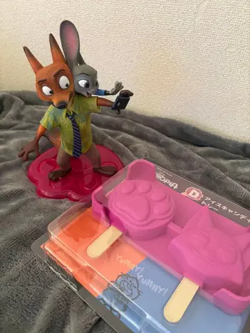 주토피아 제일복권 A상 피규어 + 아이스캔디 트레이