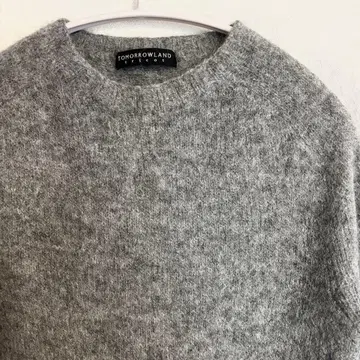 TOMORROWLAND tricot 알파카 니트 그레이 사이즈 M