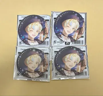 니지산지 히바치 마나 랜덤 캔뱃지 4개