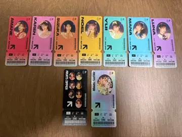 FRUITSZIPPER 라라포트 후루파미쿠지 스티커 컴프 7장