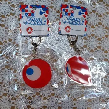 [ 2개 세트 ] 코먀쿠 아크릴 키링 ID 정면 왼쪽 오사카 간사이 만박