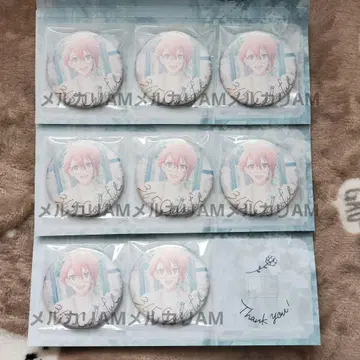 아이나나 DHC 콜라보 혜택 캔뱃지 리쿠 8점