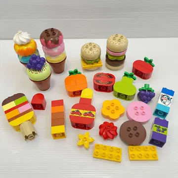 레고 듀플로 햄버거 아이스크림 놀이 세트