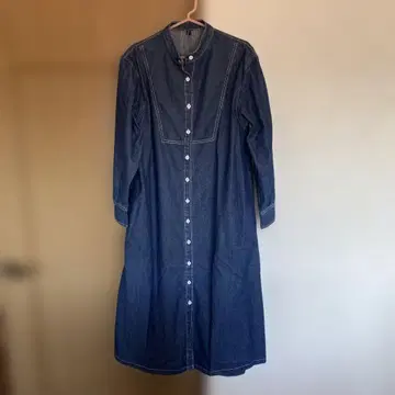 새상품 방금 구매한 상품입니다. 데님 버튼업 원피스