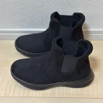 스르락쿠라쿠부츠 SURURAKU 숏부츠 S 블랙