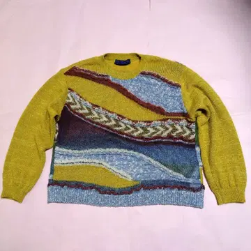 엠앤쿄코 팬시 보더 풀오버