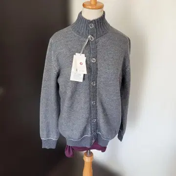 DUOMO MILANO 하이넥 가디건 울 100% 택 포함 새상품