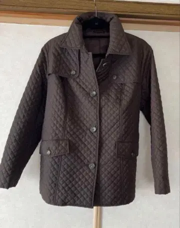 변압기 웍스 브라운 퀼팅 자켓 44 사이즈