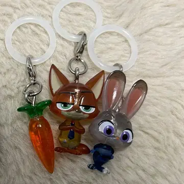 [ 가격 인하 중 ] 주토피아 메지루시 액세서리 닉 주디 당근