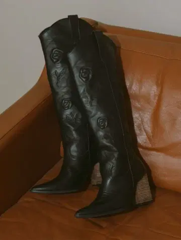 Darich 로즈 모티브 웨스턴 부츠 컨디션 최상