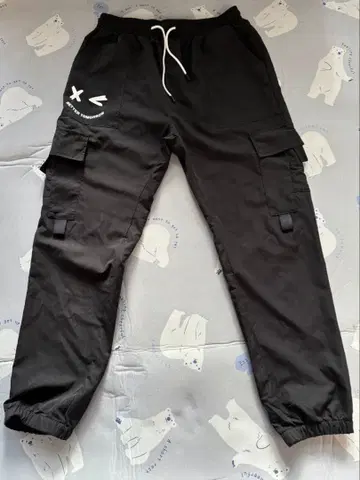 블랙 카고 팬츠 L 사이즈