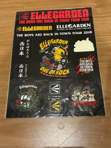 ELLEGARDEN 부활 라이브 한정판 씰 (1장 결품) 스티커