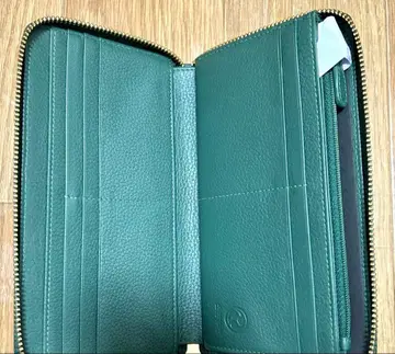 카네모치 신사 장지갑 그린