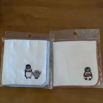Suica 펭귄 자수 핸드 타월 세트