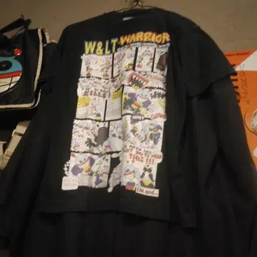 W&LT WARRIOR 코믹 T셔츠