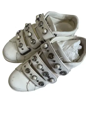 Jimmy Choo 화이트 스니커즈 23.5cm