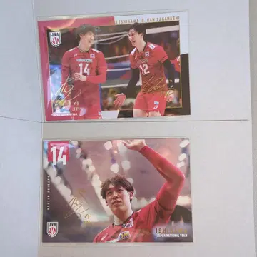 [이시카와 유키 & 타카하시 아이] 배구 남자 일본 대표 엽서 컬렉션