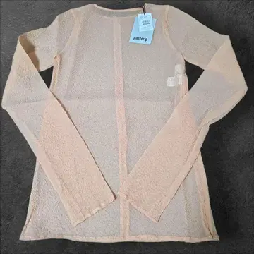 완판템 택 포함 파슬리 엠보싱 오간자 시어 튜닉 핑크 최저가 레어