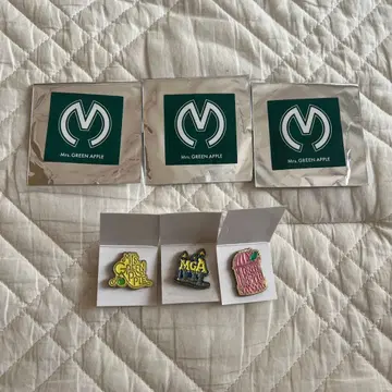 Mrs. GREEN APPLE The ROOM TOUR 핀 배지 3종