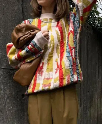 아메리 AMELI 멀티 컬러 재규어 니트