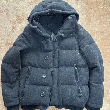 [ S ] 나노 유니버스 니시카와 다운 헤링본 자켓 남성용 다크 그레이