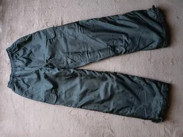 SELECTION 다크 그린 스트레이트 팬츠 S