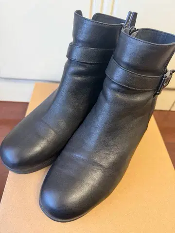 뷰포트 통굽 숏부츠