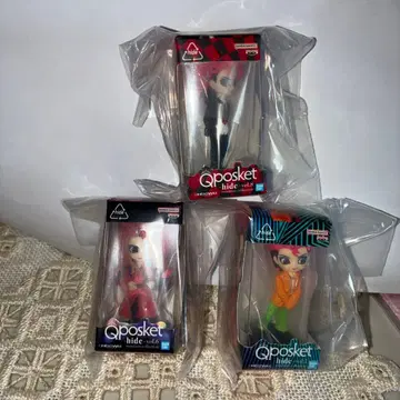 Q posket 미니어처 컬렉션 hide 3개 세트