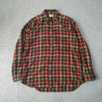 J.CREW 체크 플란넬 셔츠 L 거인 택 옴브레 a