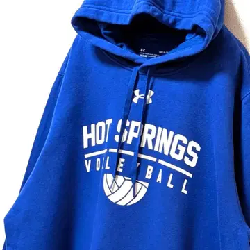 언더아머 핫 스프링스 밸리 후드 맨투맨 블루 파랑 L 구제 의류
