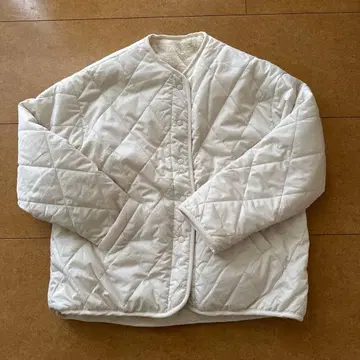 coca 퀼팅 리버서블 보아 블루종 워셔블