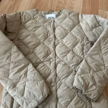 TAION 타이온 다운 코트 베이지 / L