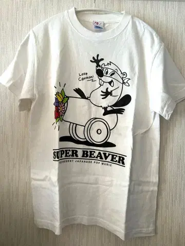 SUPER BEAVER 러브캐논 T셔츠 S