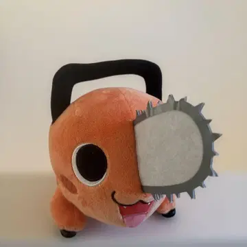 등에 올라탄 포치타 봉제 인형 체인소 맨 혀 내밀기